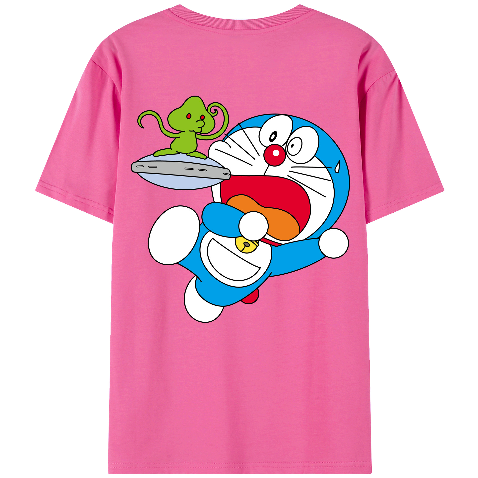 （画像用） ドラえもん Doraemon レディース半袖Tシャツ(バックプリント)